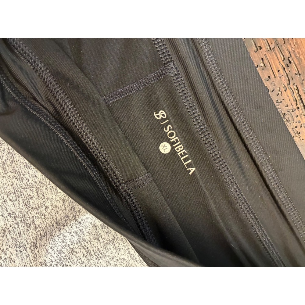 Sofibella Charcoal & Black Athletic Pickleball Tennis Golf Skort Women's Size XL - Picture 3 of 5